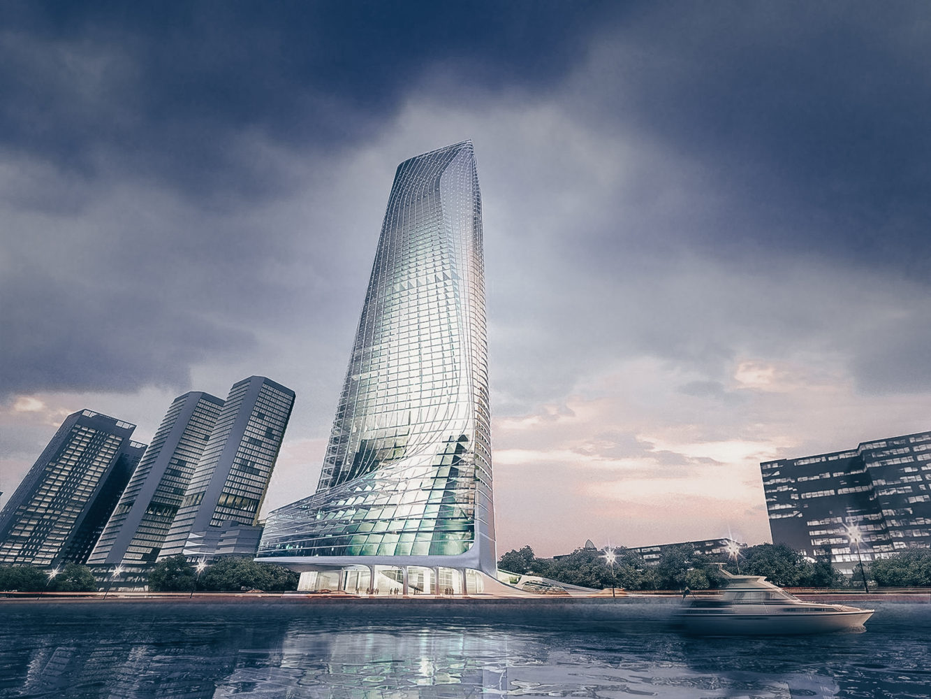 Nile Tower - самый высокий небоскрёб в Африке от Zaha Hadid - Yarasheva  Design Studio