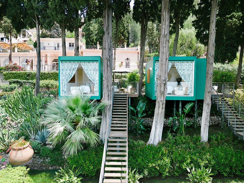 Dior курирует пару оздоровительных кабин среди садов гранд-отеля в Таормине Timeo
