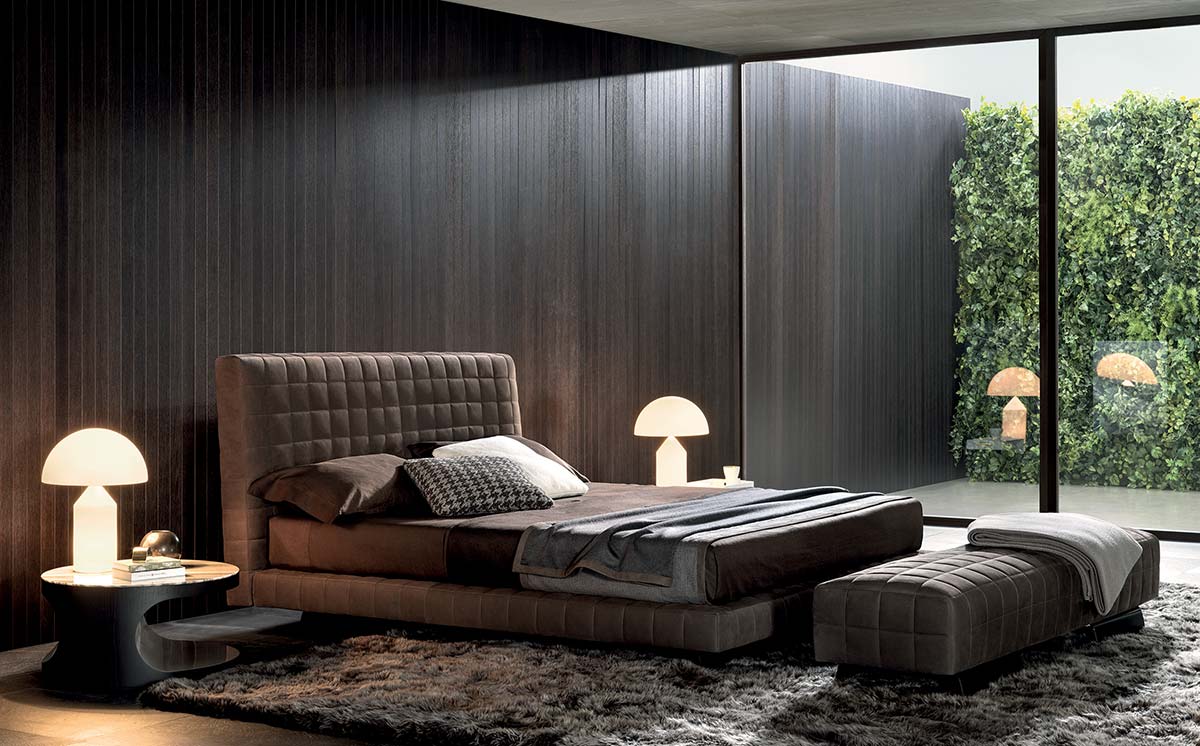 Кровать Twiggy от Minotti, дизайн Родольфо Дордони