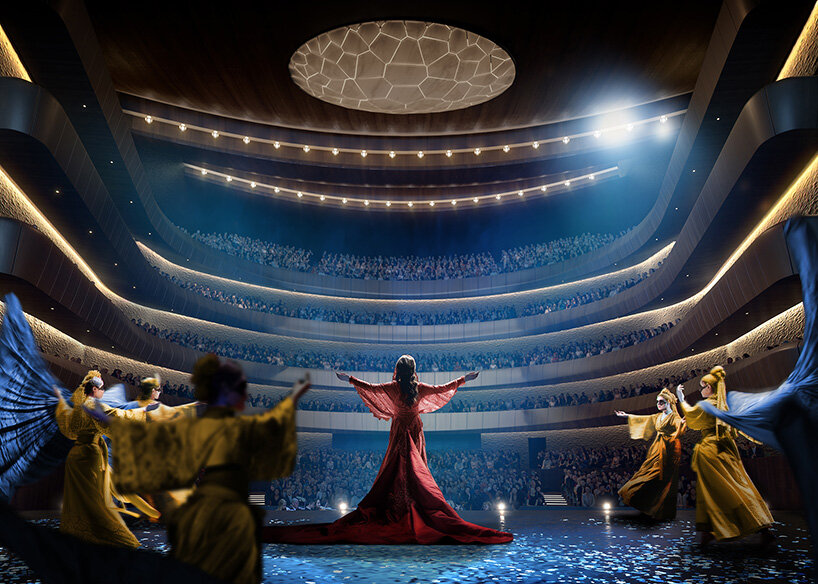 Оперный театр королевской дирии: культурный оазис Снохетты в пустыне Саудовской Аравии