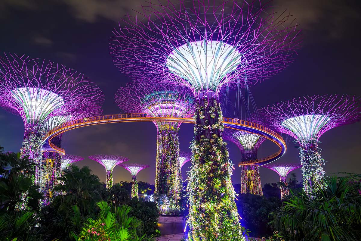 Сады у залива, Сингапур - Фото © Жукова Валентина