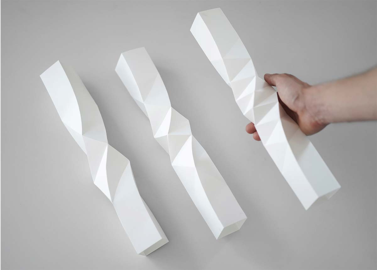 Роботизированная скульптура из бумаги от WINT Design Lab